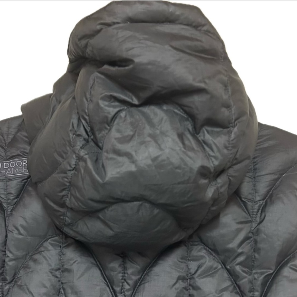 Outdoor Research Black Hooded Down Vest- SP - Picture 10 of 10